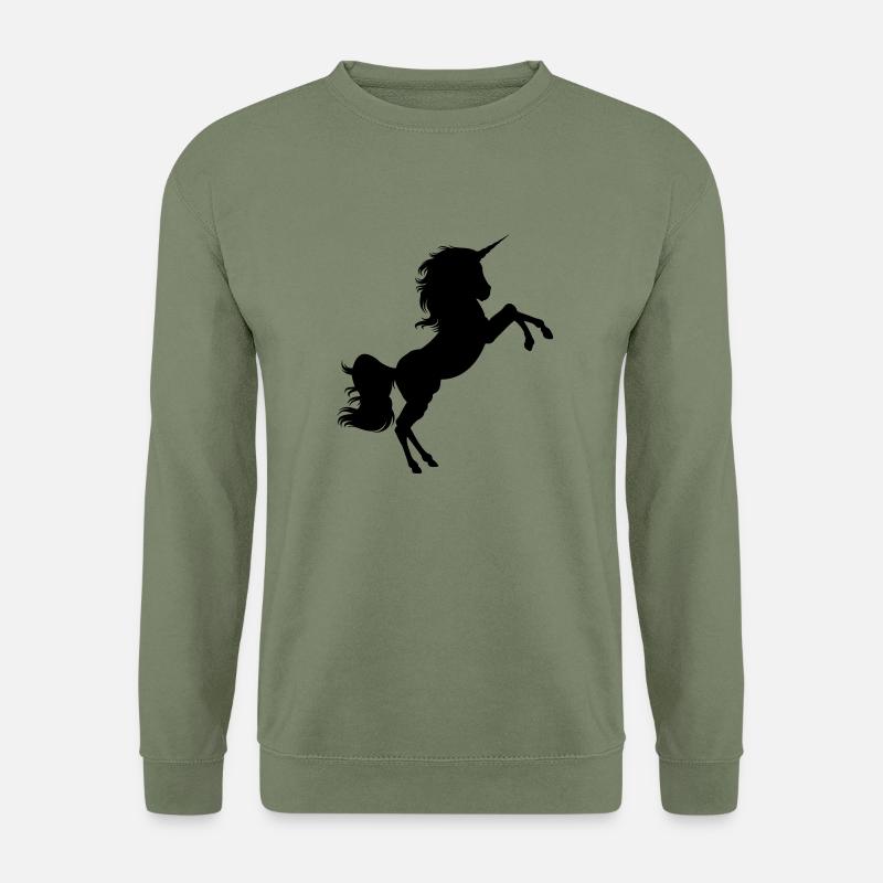 Einhorn - Unisex Pullover - Armeegrün