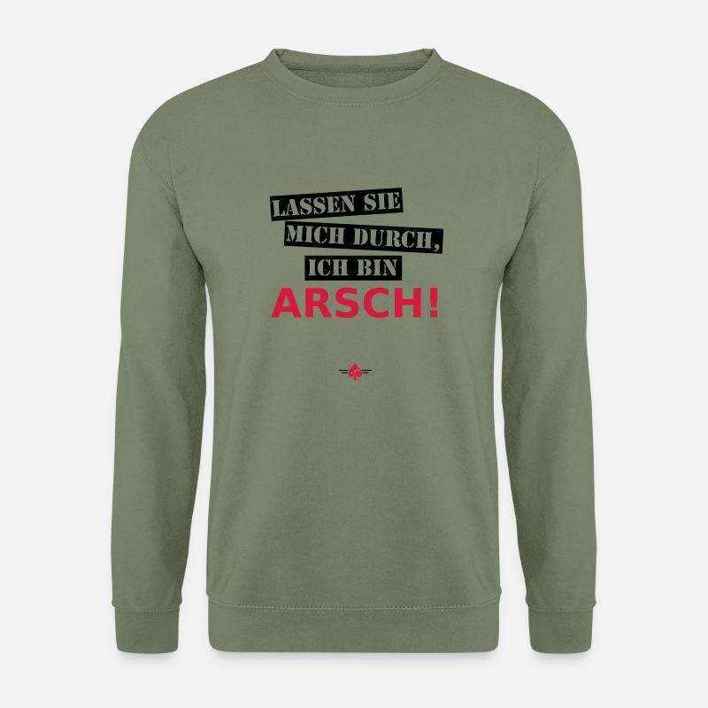 Arsch - Unisex Pullover - Armeegrün