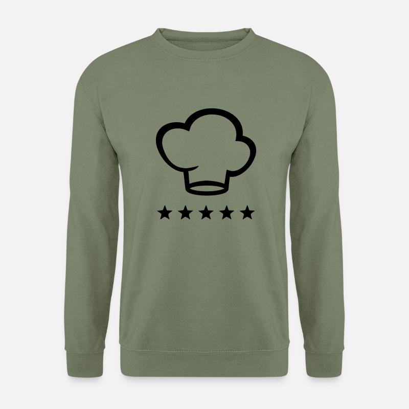 Sternekoch - Sterne - Unisex Pullover - Armeegrün