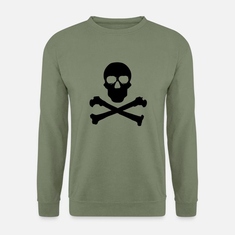 Skull - Unisex Pullover - Armeegrün