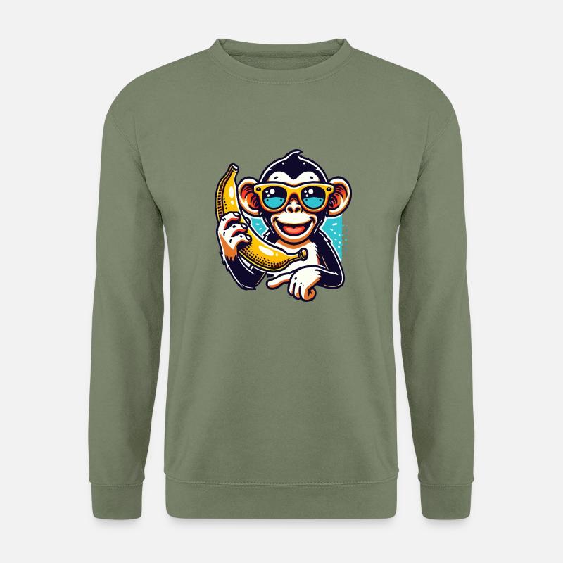 Affe - Unisex Pullover - Armeegrün