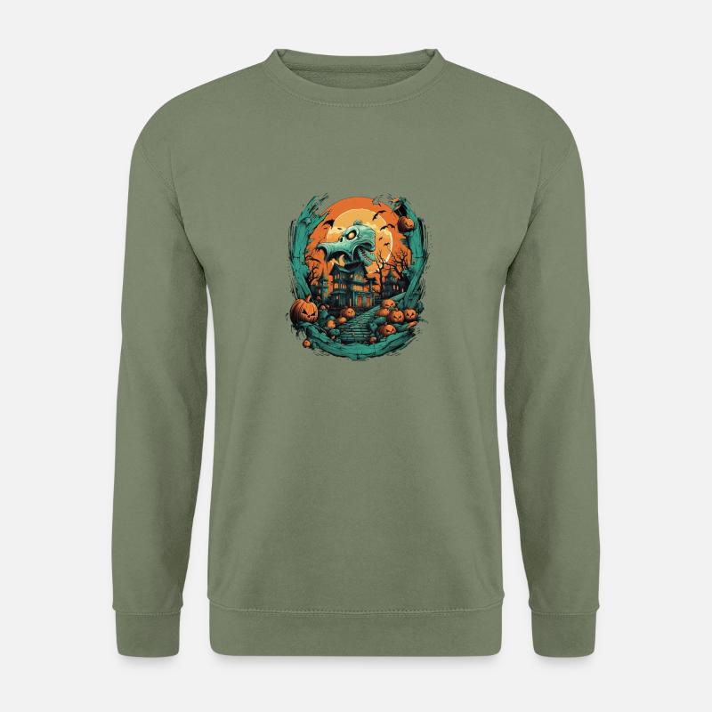 Halloween - Unisex Pullover - Armeegrün