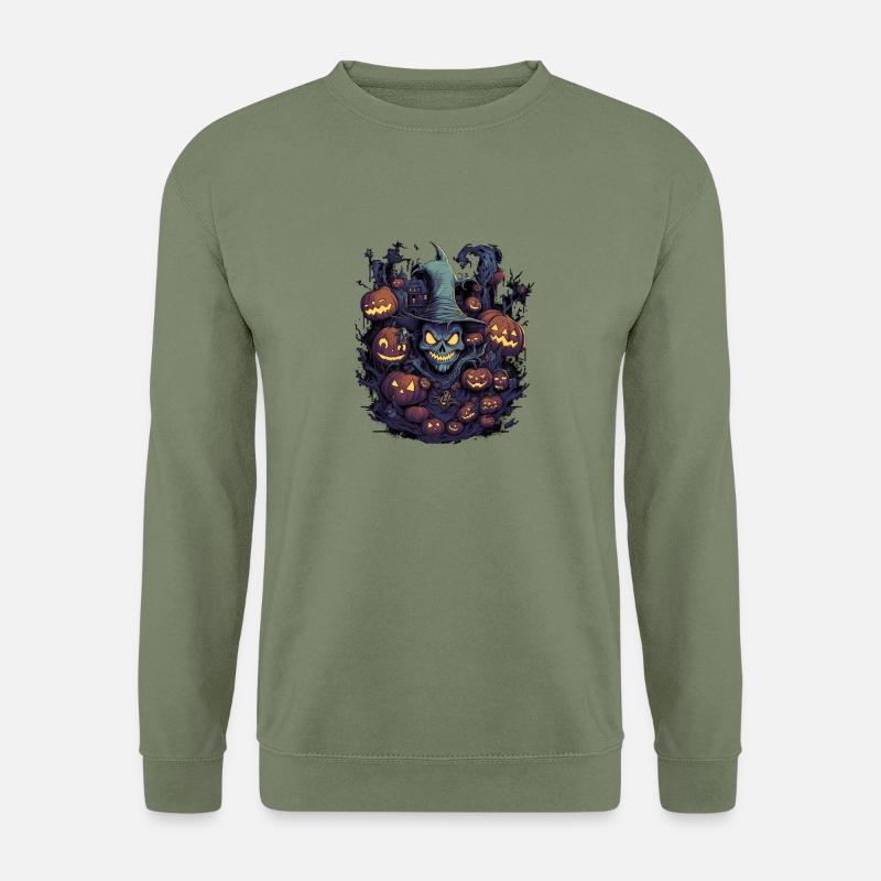 Halloween - Unisex Pullover - Armeegrün