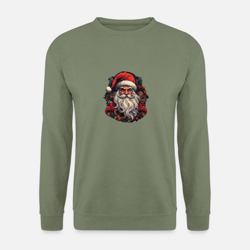 Weihnachtsmann - Unisex Pullover - Armeegrün