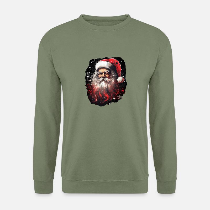 Weihnachtsmann - Unisex Pullover - Armeegrün