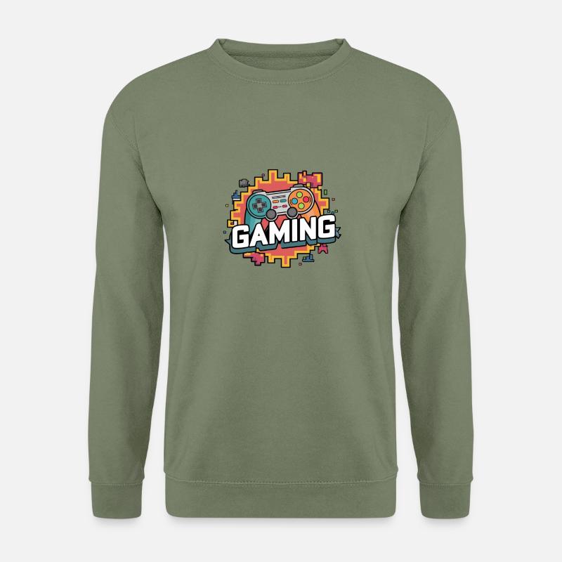 Gaming - Controllers - Unisex Sweatshirt - army green