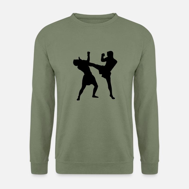 thaiboxing_2 - Unisex Pullover - Armeegrün