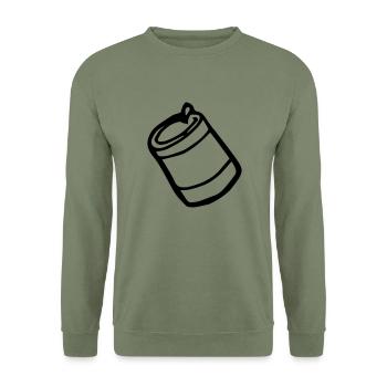 Dose, Medizin, Glas, Produkt - Unisex Pullover - Armeegrün - Vorne - Alina (178cm) & Michal (187cm)