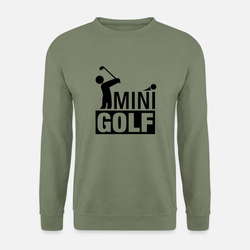 minigolf_2_f1 - Unisex Pullover - Armeegrün