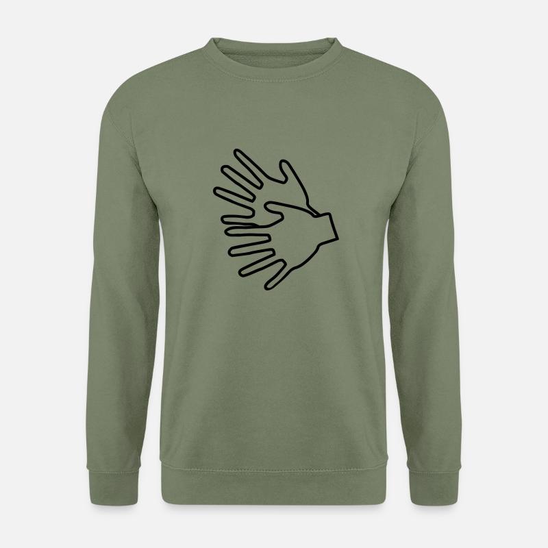 Gebärdensprache - Unisex Pullover - Armeegrün