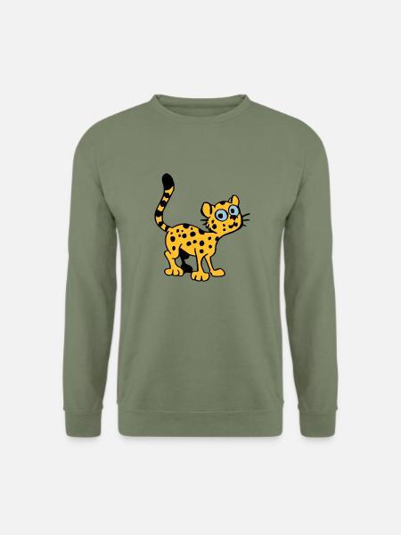 Baby Leopard - Unisex Sweatshirt - army green
