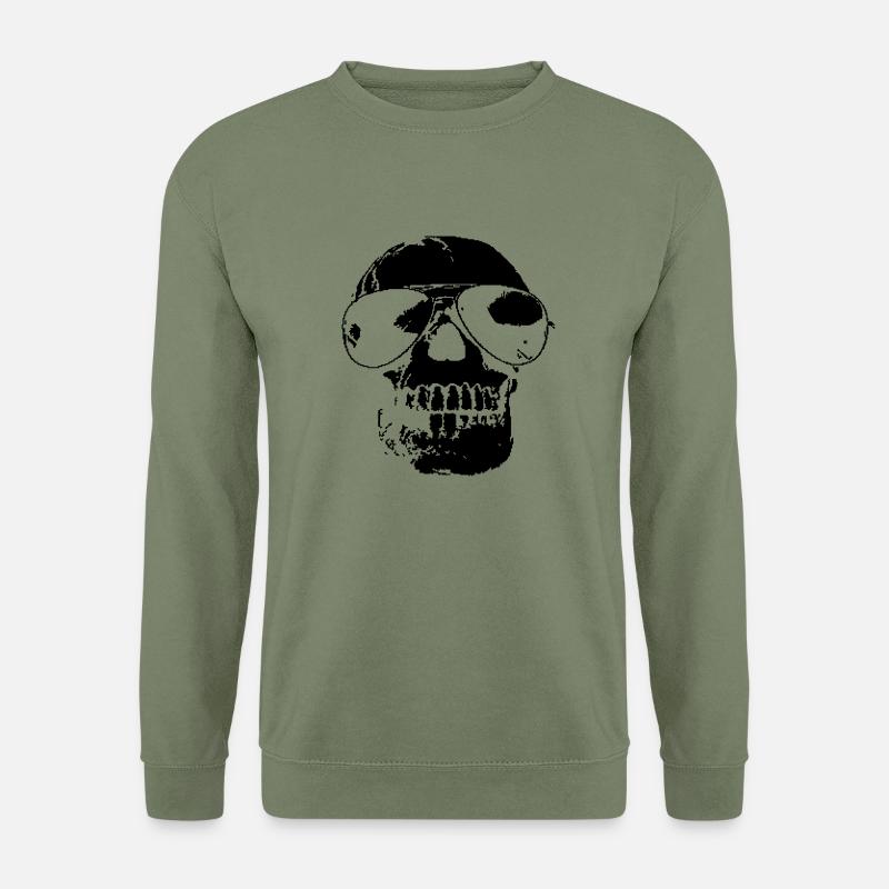 Totenkopf - Unisex Pullover - Armeegrün
