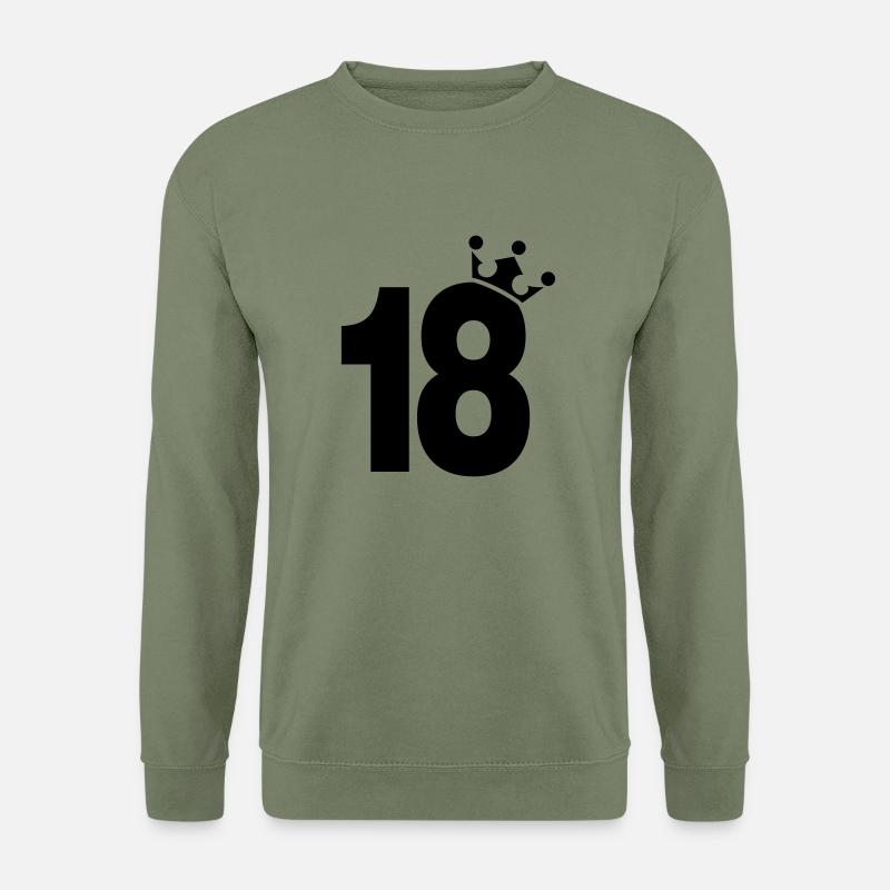 18 - Unisex Pullover - Armeegrün