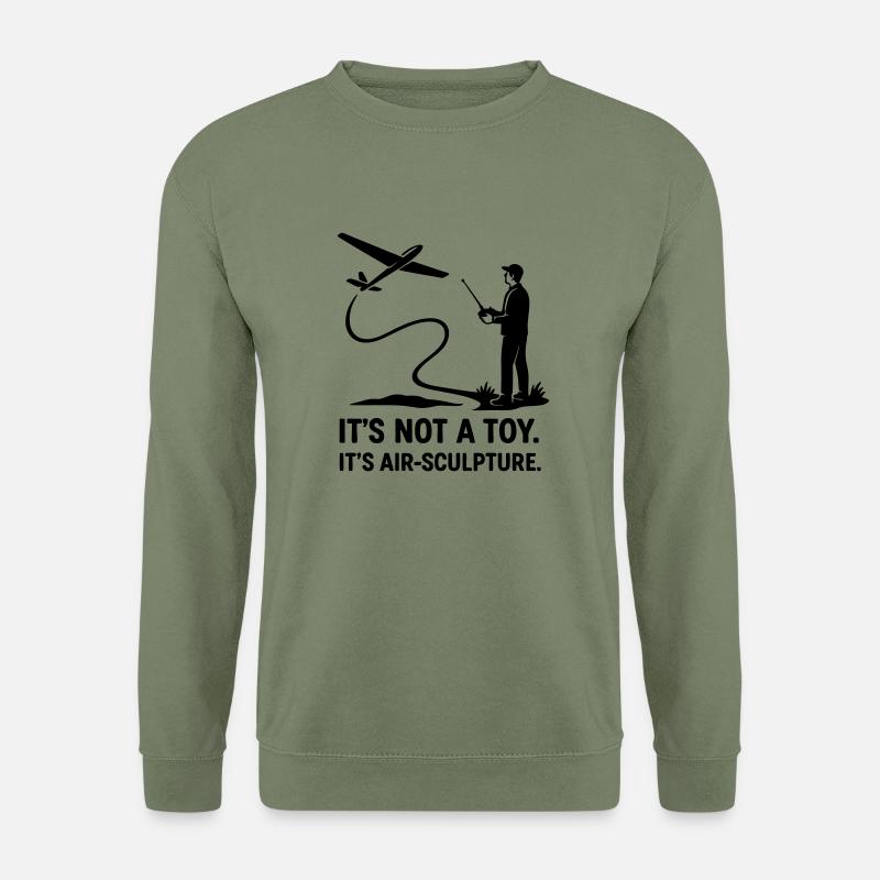0005 air sculpture - Unisex Pullover - Armeegrün