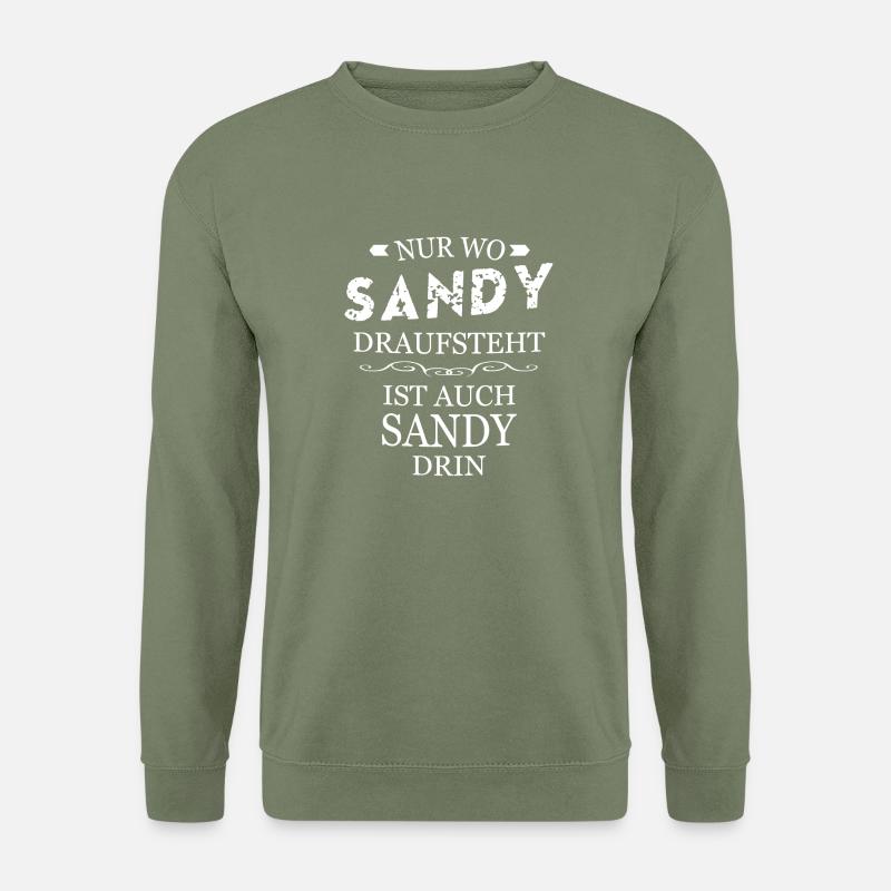 Sandy - Unisex Pullover - Armeegrün