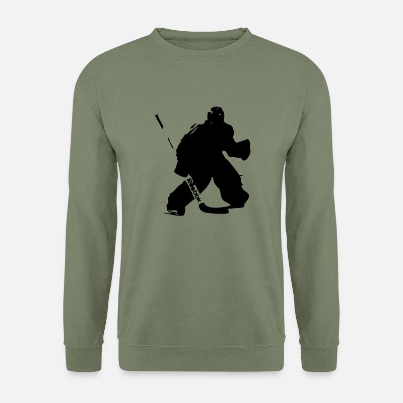 Hockey Goalie - Unisex Pullover - Armeegrün