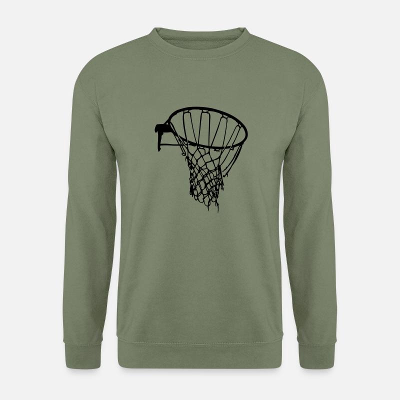 Basketballkorb - Unisex Pullover - Armeegrün