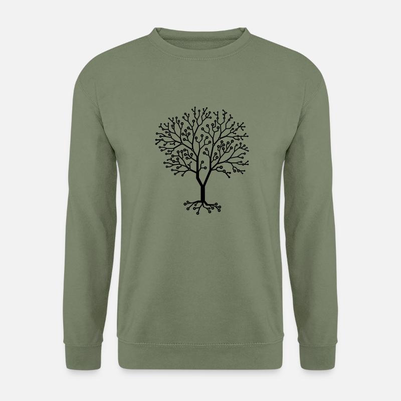 Computerplatinen - Baum aus Chips - Unisex Pullover - Armeegrün