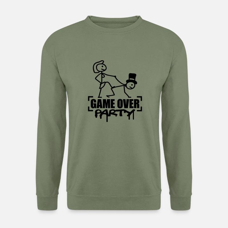 Game Over Party - Unisex Sweatshirt - army green