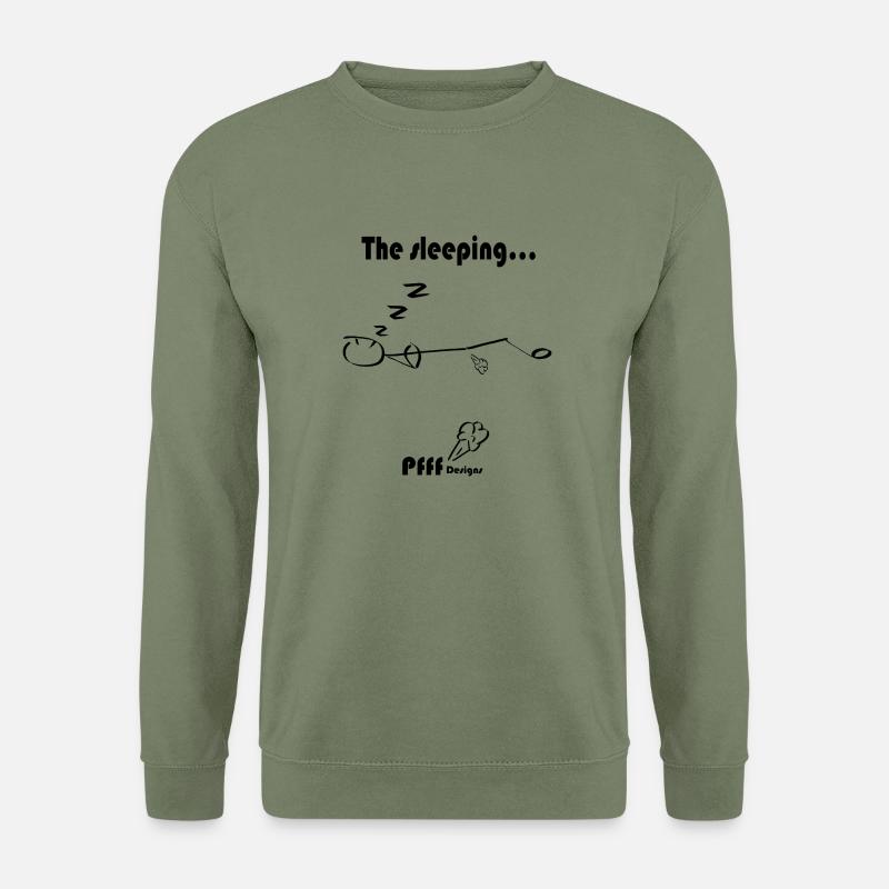 sleeping - Unisex Pullover - Armeegrün