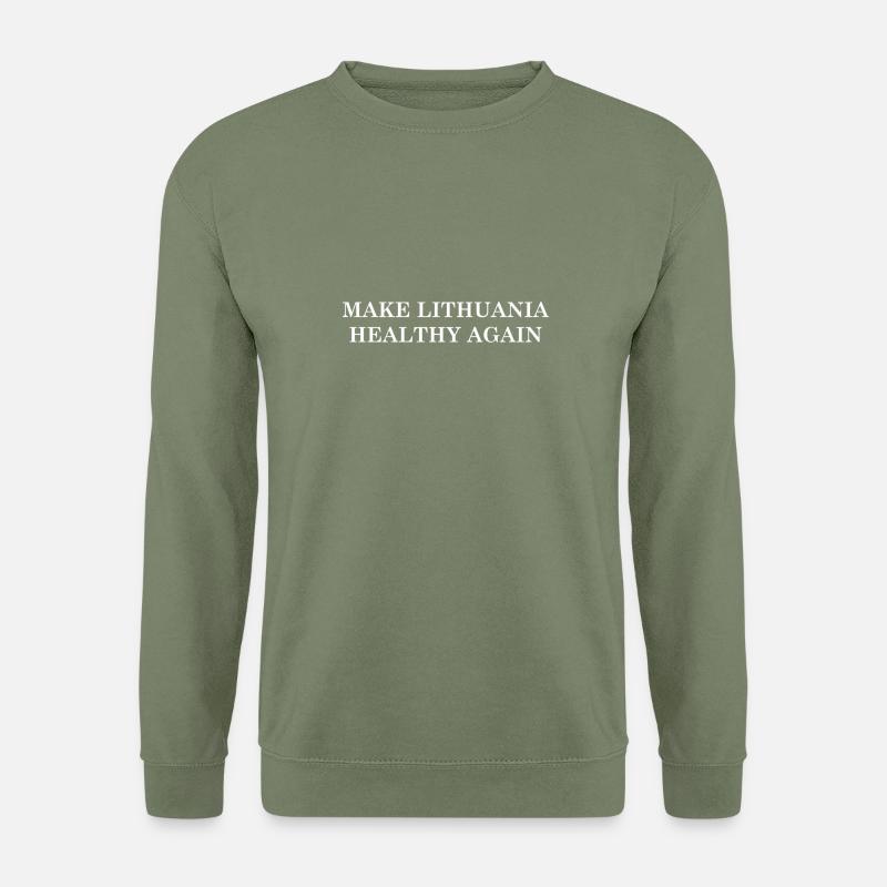 Make Lithuania Healthy Again - Unisex Sweatshirt - army green