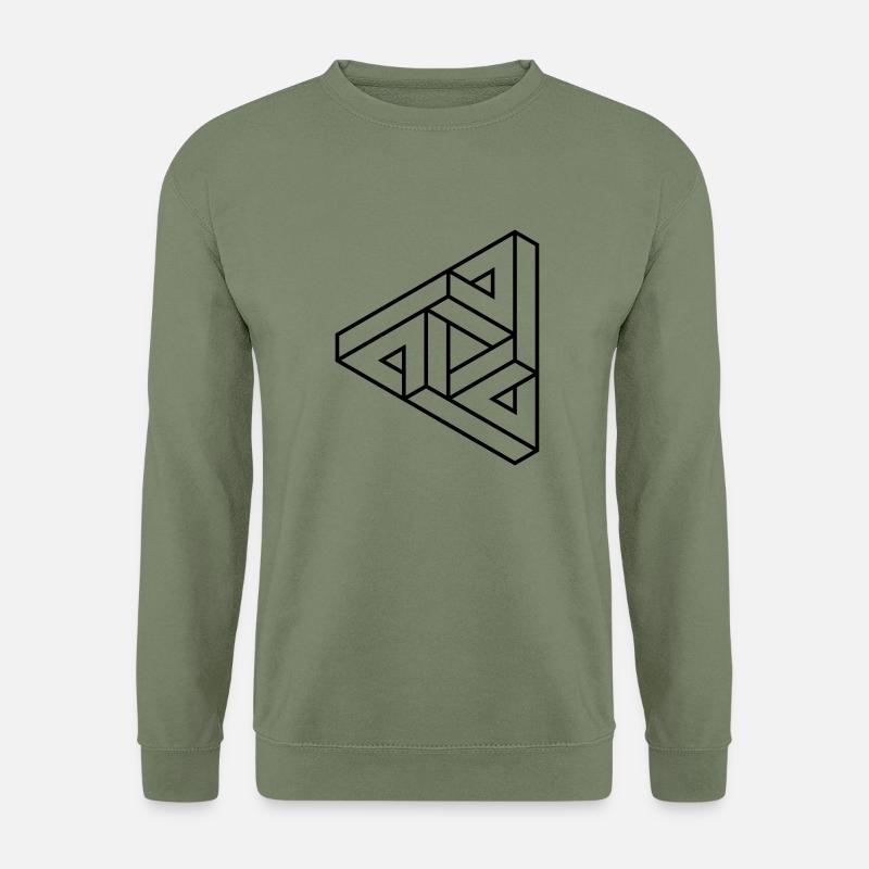 Impossible Figures 80A - Unisex Sweatshirt - army green