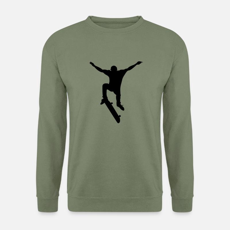 Skateboarder # 2 - Unisex Pullover - Armeegrün