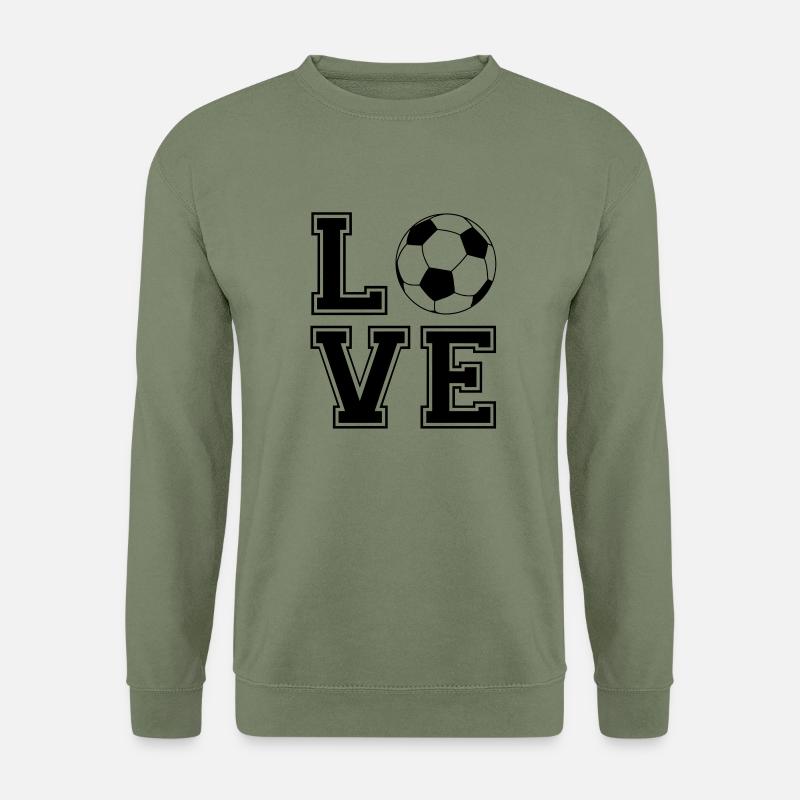 love foot - Unisex Pullover - Armeegrün