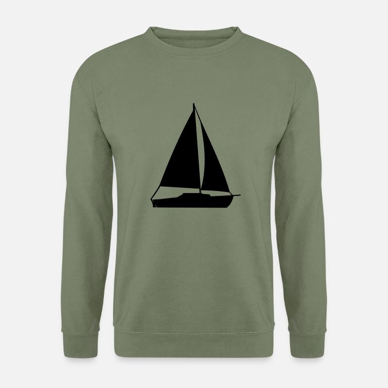 Segelboot - Unisex Pullover - Armeegrün
