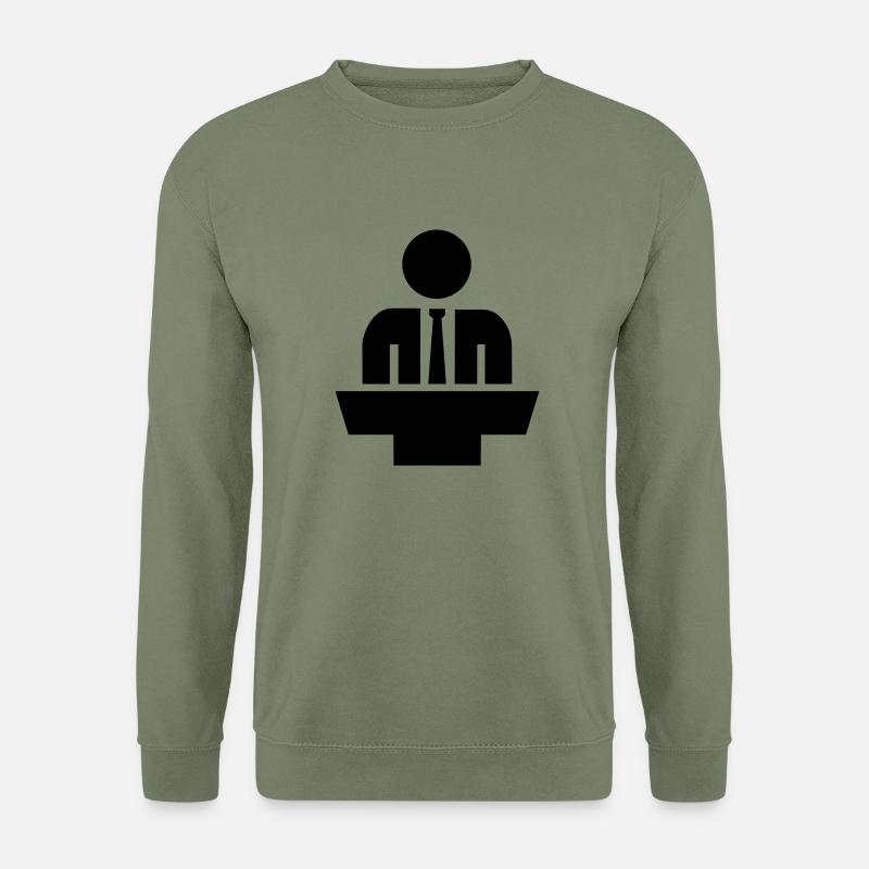 Politiker - Unisex Pullover - Armeegrün