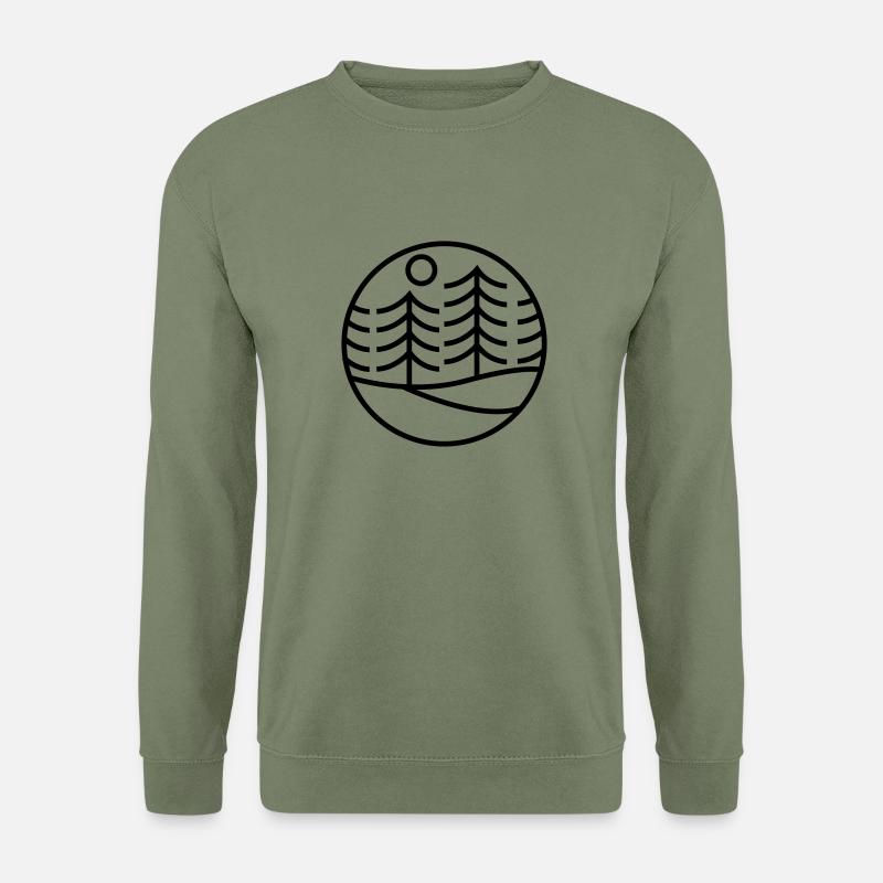 Baum Circle - Unisex Pullover - Armeegrün
