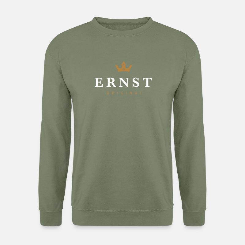 Ernst Original Familienlogo - Unisex Pullover - Armeegrün