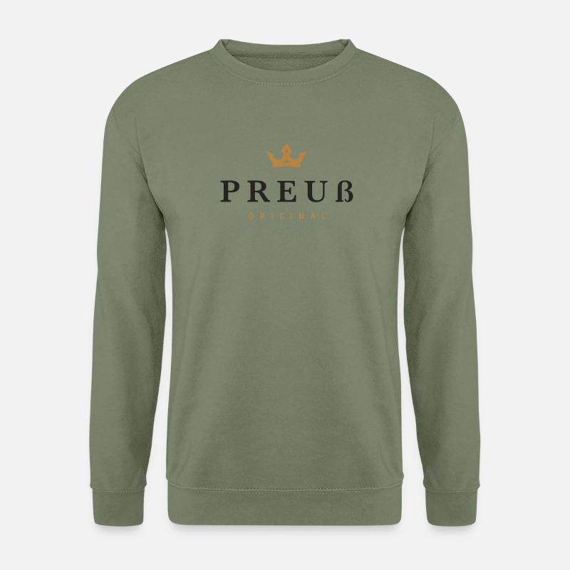 Preuß Original Familienlogo - Unisex Pullover - Armeegrün
