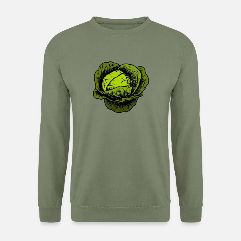kohl rotkohl weisskohl cabbage kale veggie gemuese - Unisex Pullover - Armeegrün