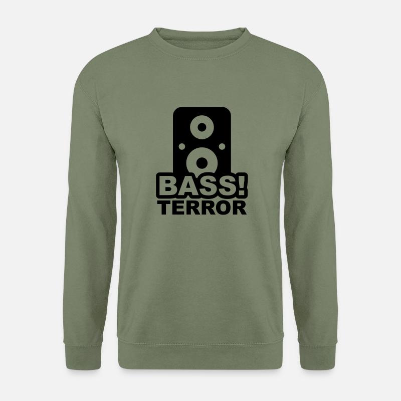 bass_terror - Unisex Pullover - Armeegrün