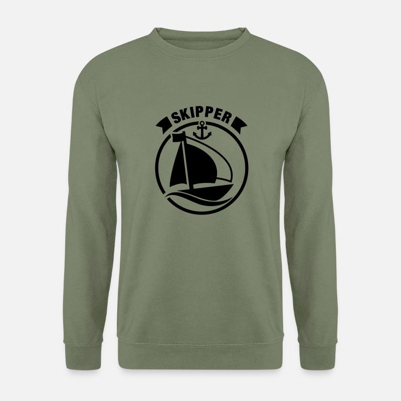 skipper_f1 - Unisex Pullover - Armeegrün