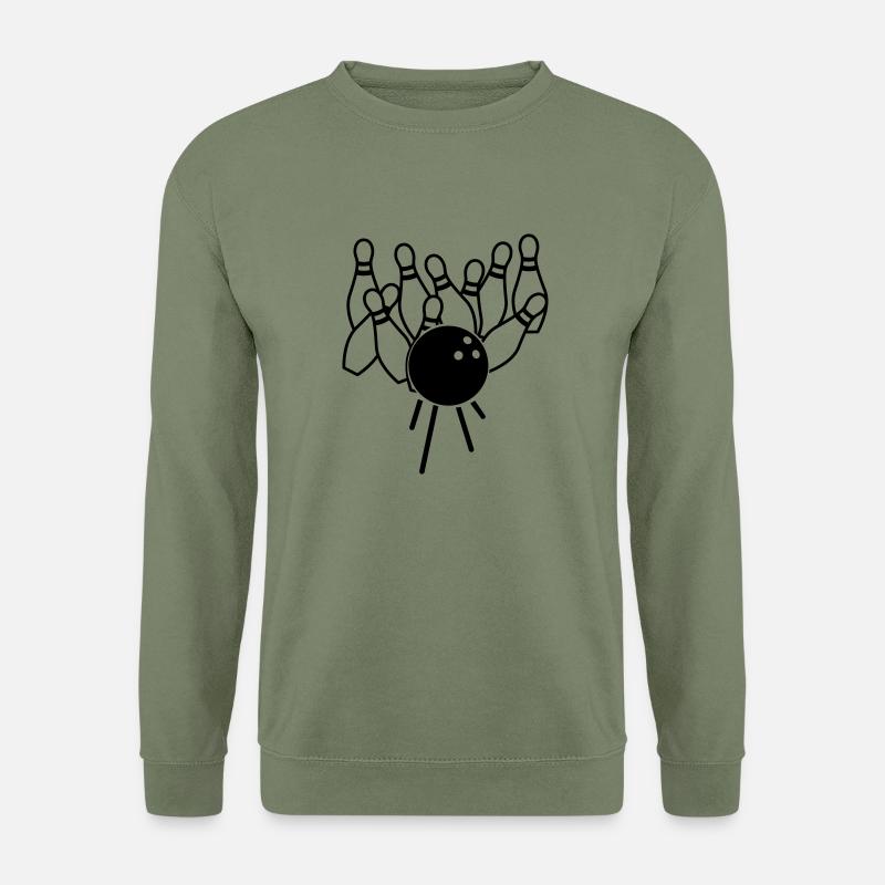 bowling_1___f1 - Unisex Sweatshirt - army green