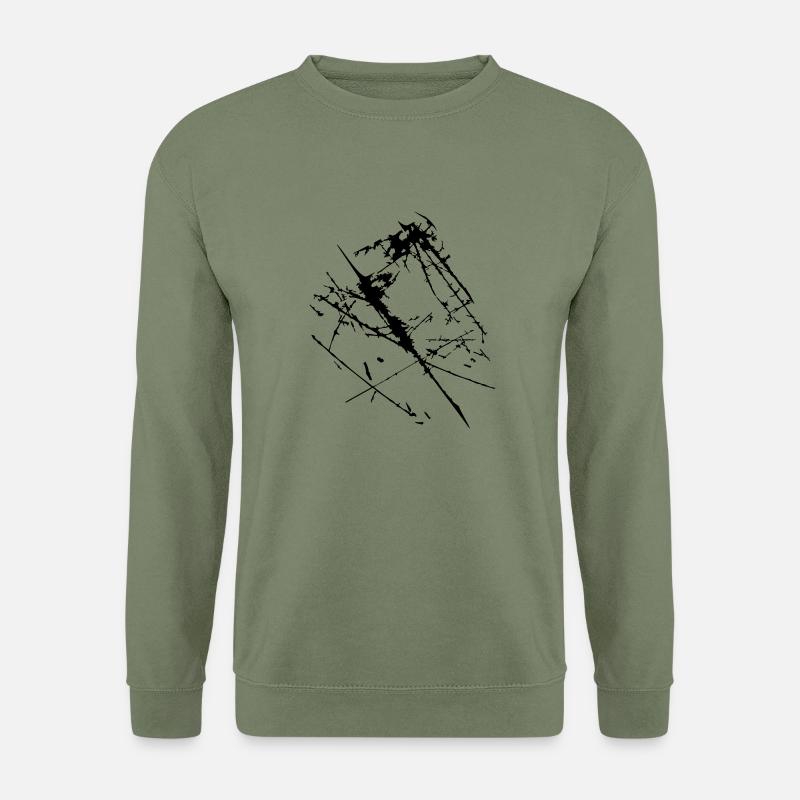 Kratzer Risse Zerkratzt - Unisex Pullover - Armeegrün
