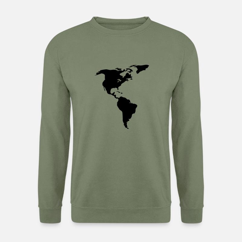Amerika - Unisex Pullover - Armeegrün
