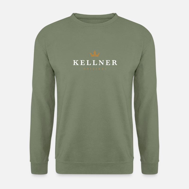 Kellner Original Familienlogo - Unisex Pullover - Armeegrün