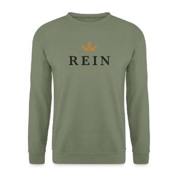 Logo familial purement original - Sweat-shirt Unisexe - vert militaire - Devant - Alina (178cm) & Michal (187cm)