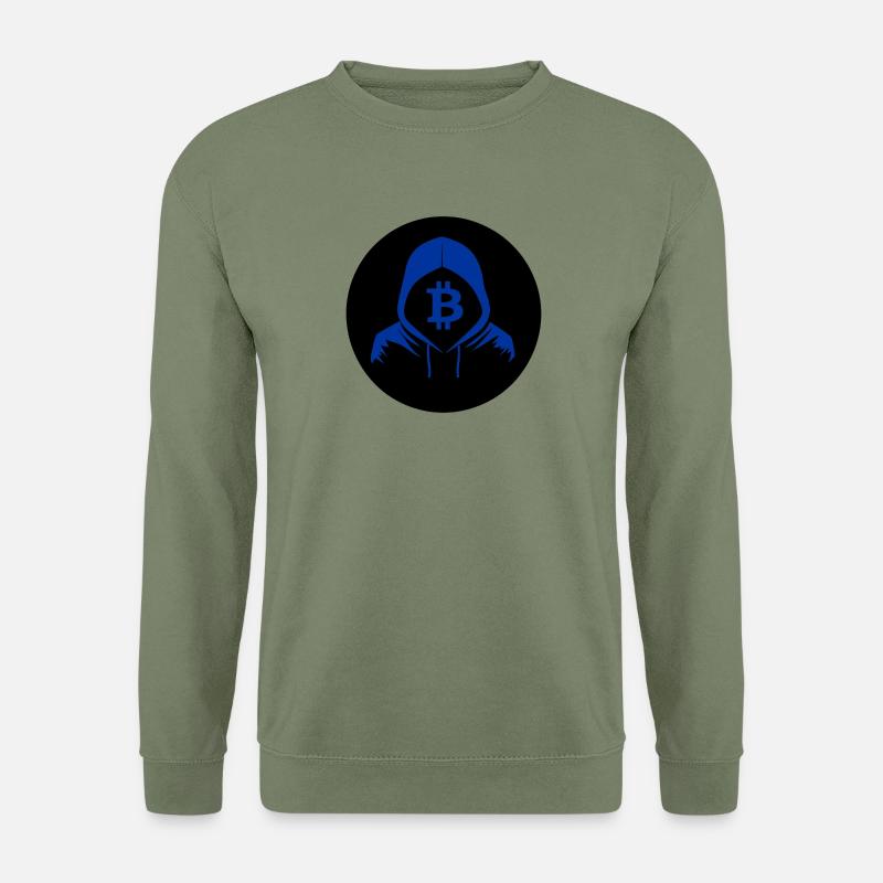 Bitcon BTC Signer Crypto - Sweat-shirt Unisexe - vert militaire