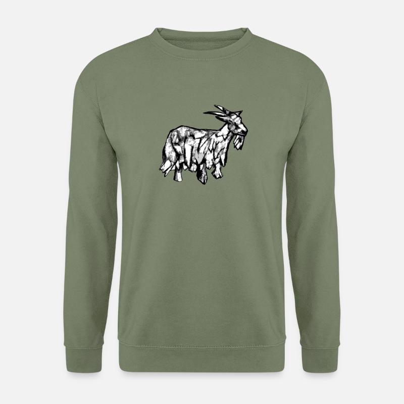 Ziege - Unisex Pullover - Armeegrün