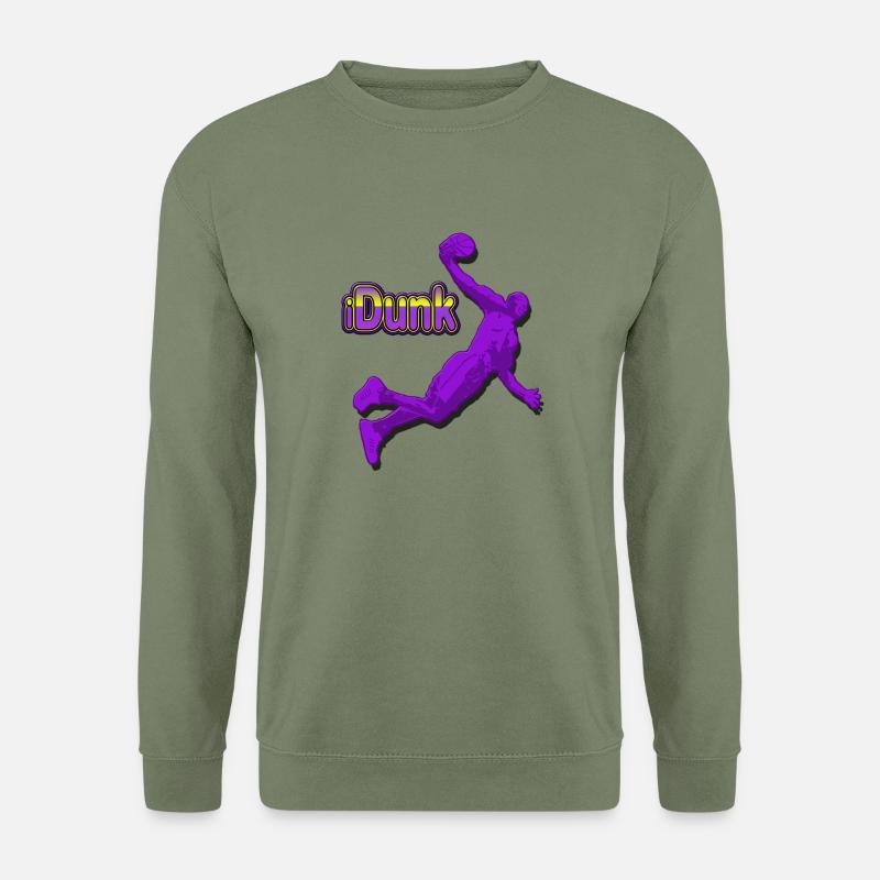 BasketBall - Unisex Pullover - Armeegrün