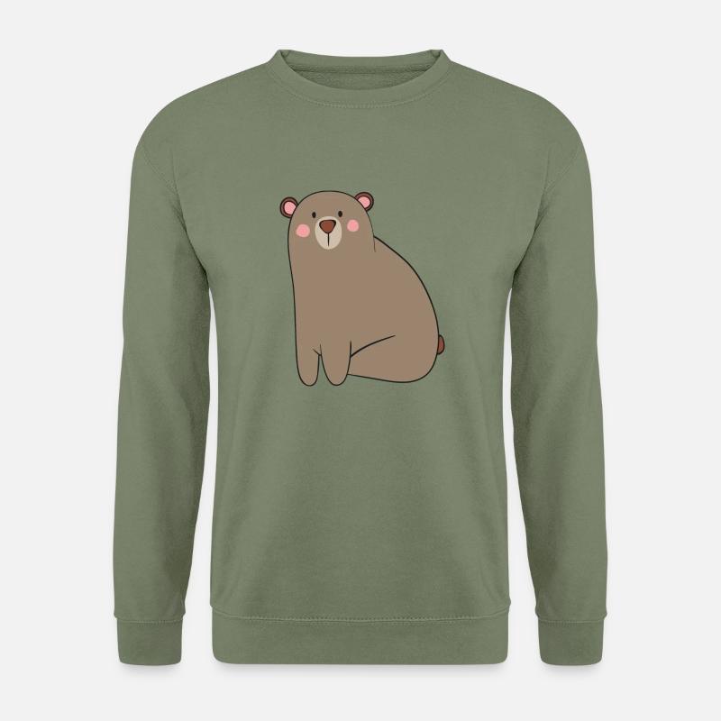 Bär - Unisex Pullover - Armeegrün
