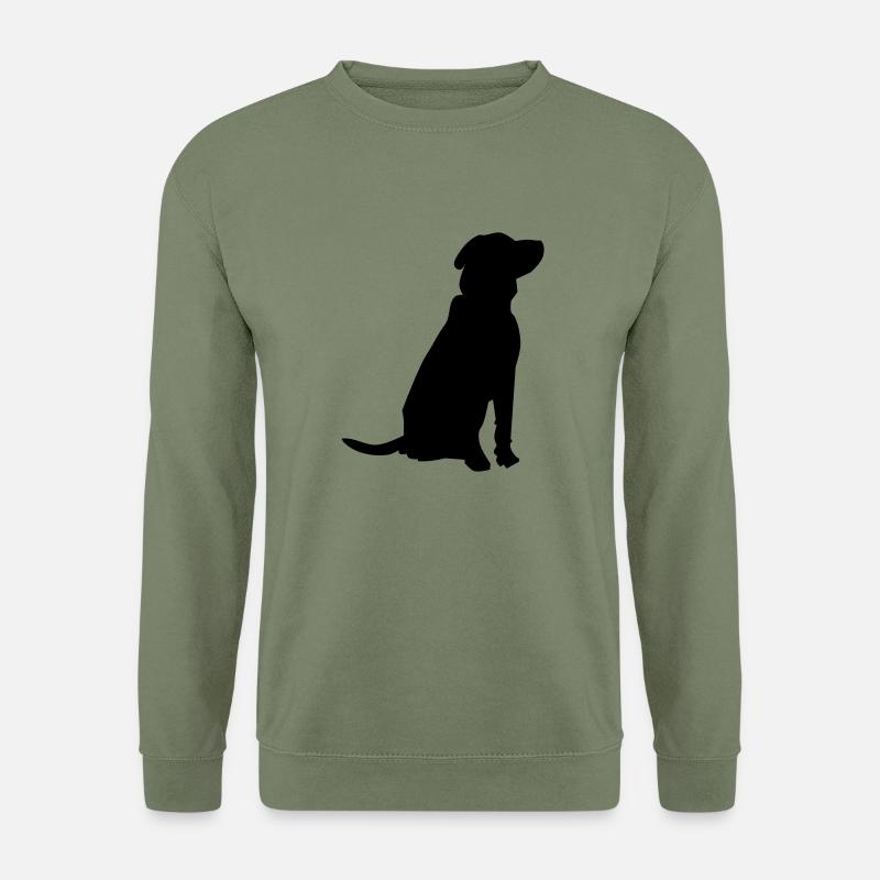 hund - Unisex Pullover - Armeegrün