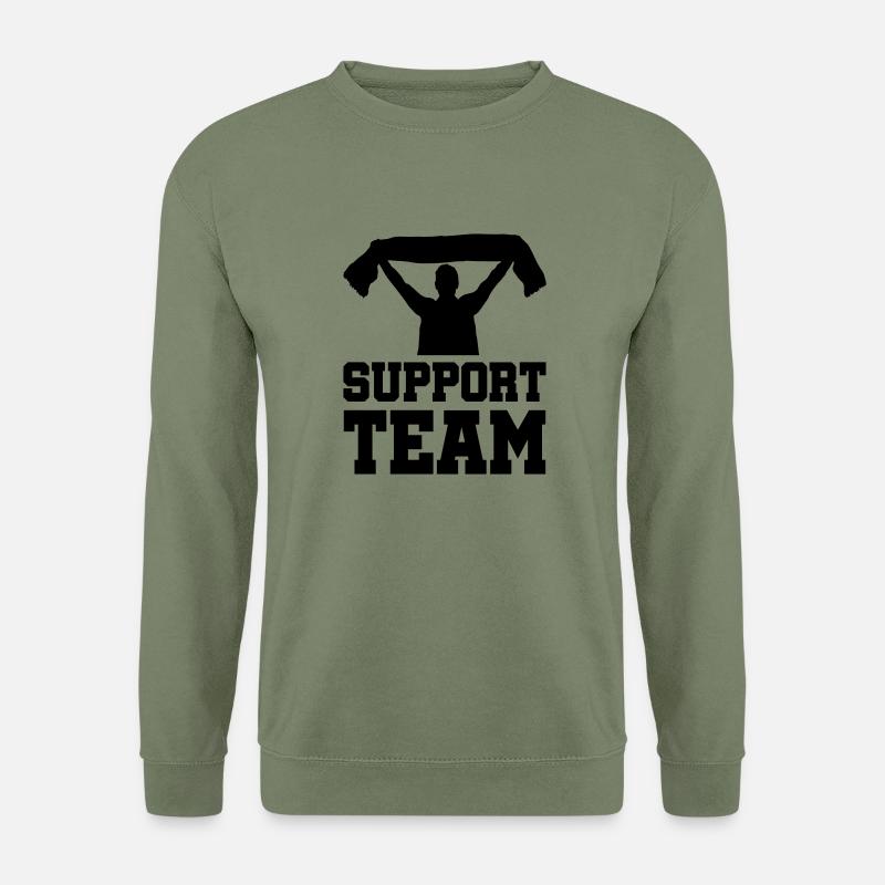 fan support team - Unisex Pullover - Armeegrün