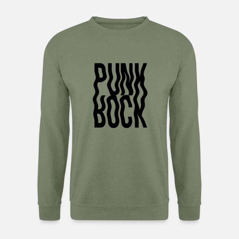 Punkrock Logo Geschenk - Unisex Pullover - Armeegrün