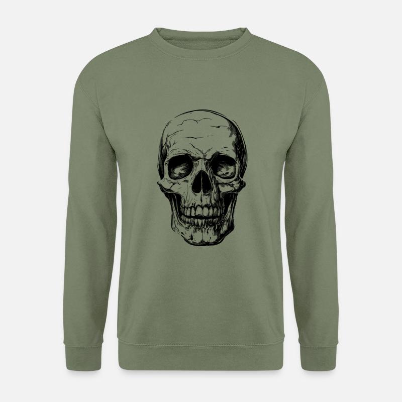 Skull skull skull bone - Unisex Sweatshirt - army green