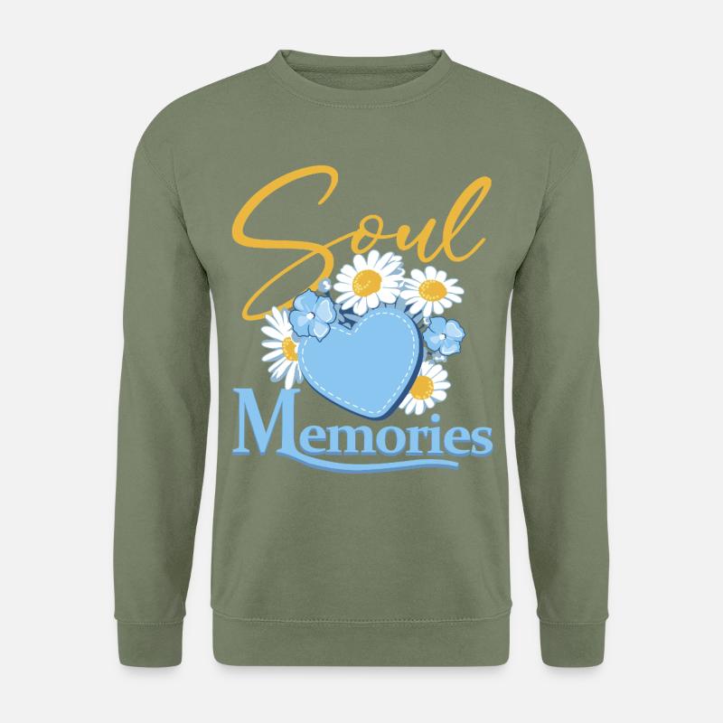 Seelen-Erinnerungen - Unisex Pullover - Armeegrün